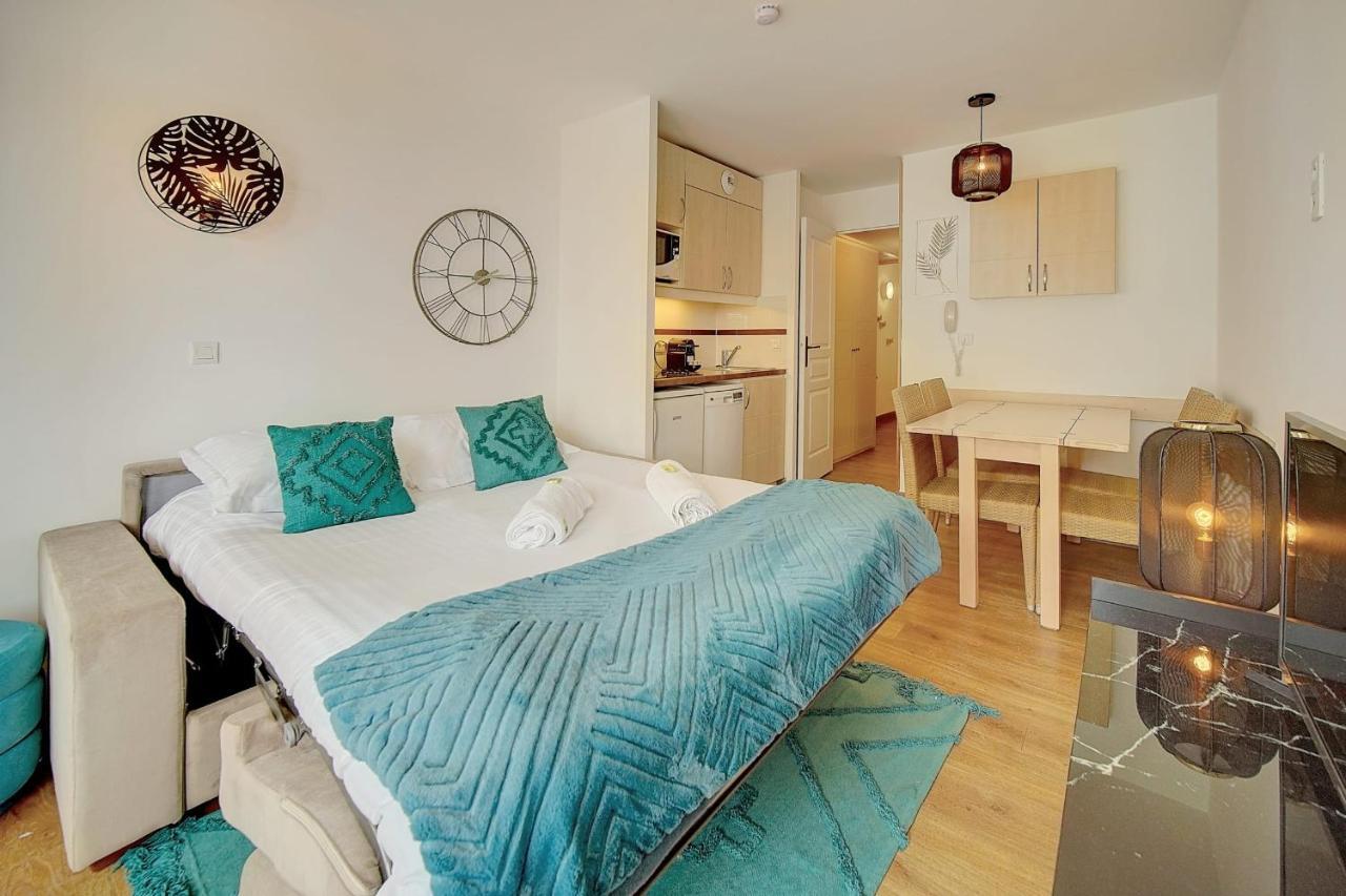 קאן Immogroom - 2 Rooms - Renovated - Pool - Air Conditioning - Parking - Wifi מראה חיצוני תמונה